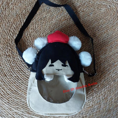 Anime Touhou Project Shameimaru Aya Fumo Series Plush Crossbody Bag Gift 07FC0E-D4 - KOEEK