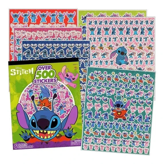 Disney Lilo & Stitch Sticker Book with 500+ Stickers for Kids Crafts Activities DISNEY - KOEEK