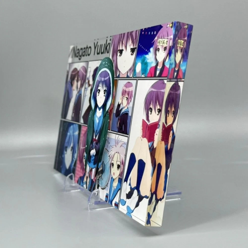 Anime Suzumiya Haruhi No Yuuutsu Nagato Yuki Acrylic Brick Decor Collection Gift 07FC0E-D4 - KOEEK