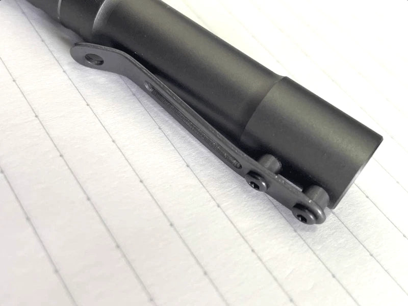 Solid Aluminium Alloy Pocket Ballpoint Pen Office Signature Pen Outdoor EDC Pen 07FC0E-D4 - KOEEK