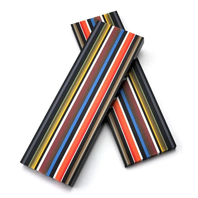 2PCS Candy Color G10 Composite Knife Handle Material Scale Blanks Wood Craft EDC 07FC0E-D4 - KOEEK