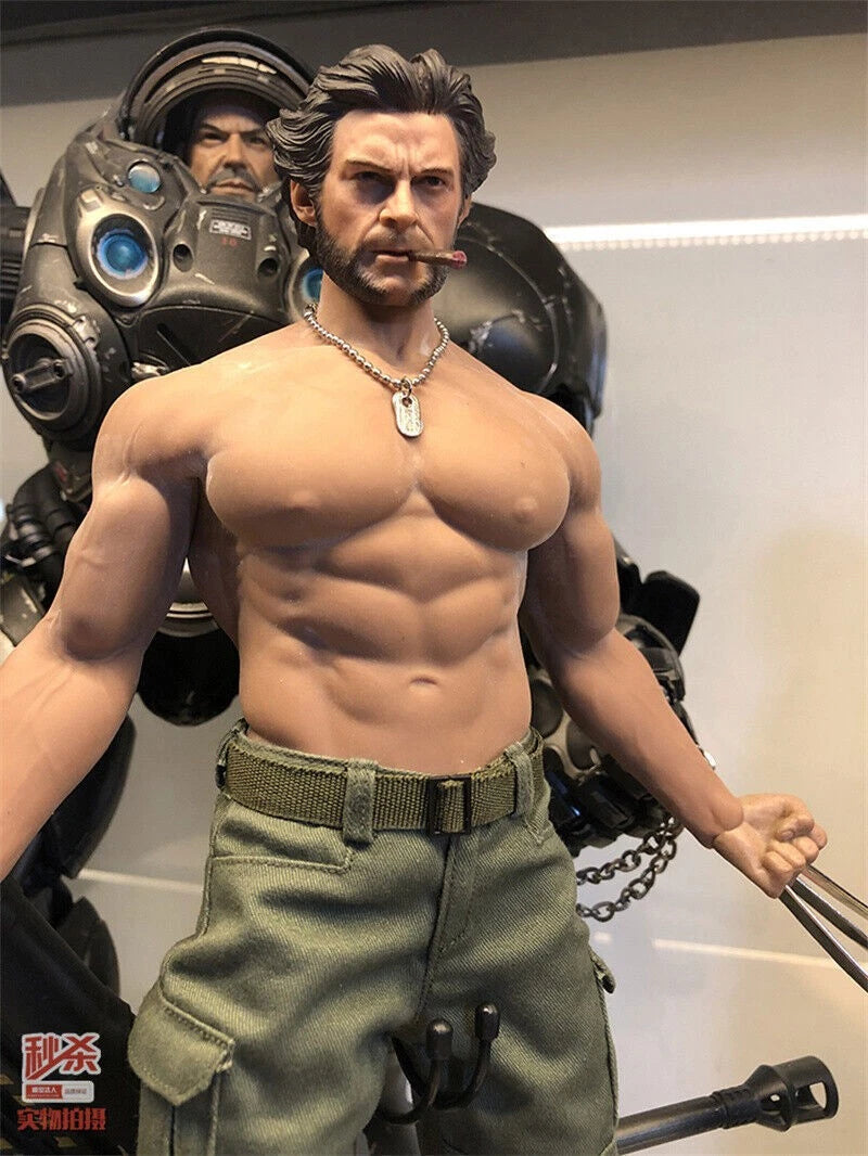 1/6 X-Men Wolverine Logan Hugh Jackman Figure Model DIY Kit Collectible Doll Toy 07FC0E-D4 - KOEEK