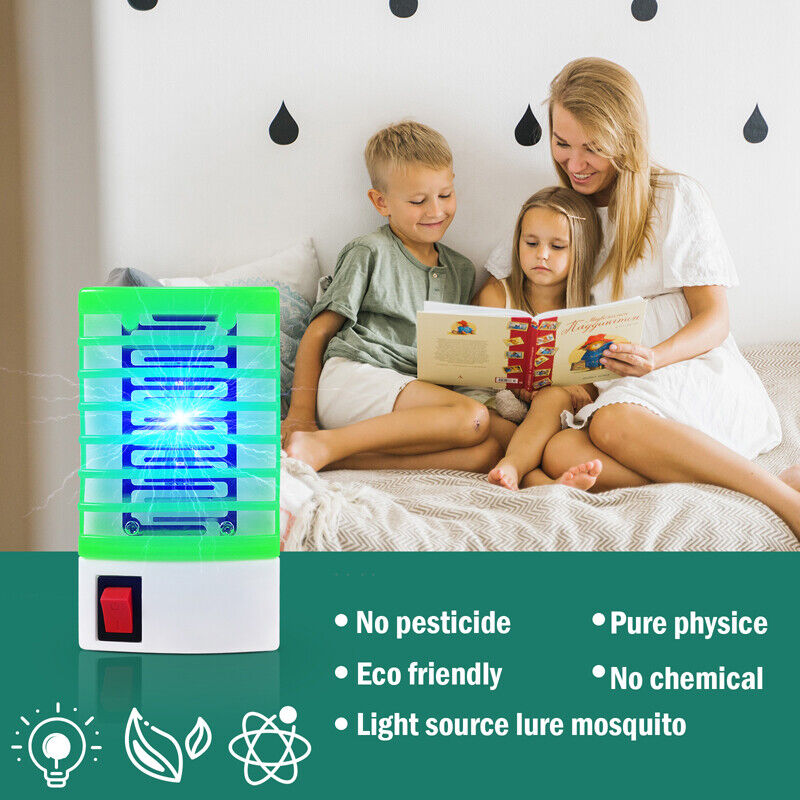 ny 1-10x Lampara Para Matar Mosquitos Bug Mosca Trampa Electrica De Insectos Zapper