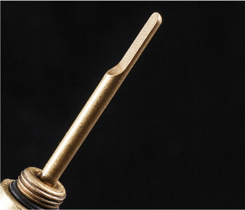 Creative Pure Brass Tobacco Pipe Tamper Cigar Needle Pipe Cleaning EDC Tool Gift 07FC0E-D4 - KOEEK