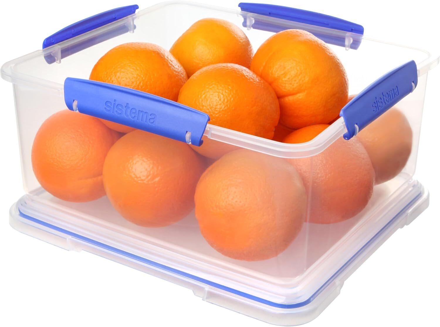 new Sistema 1850 Klip It Collection Rectangle Food Storage Container 169oz, Purple