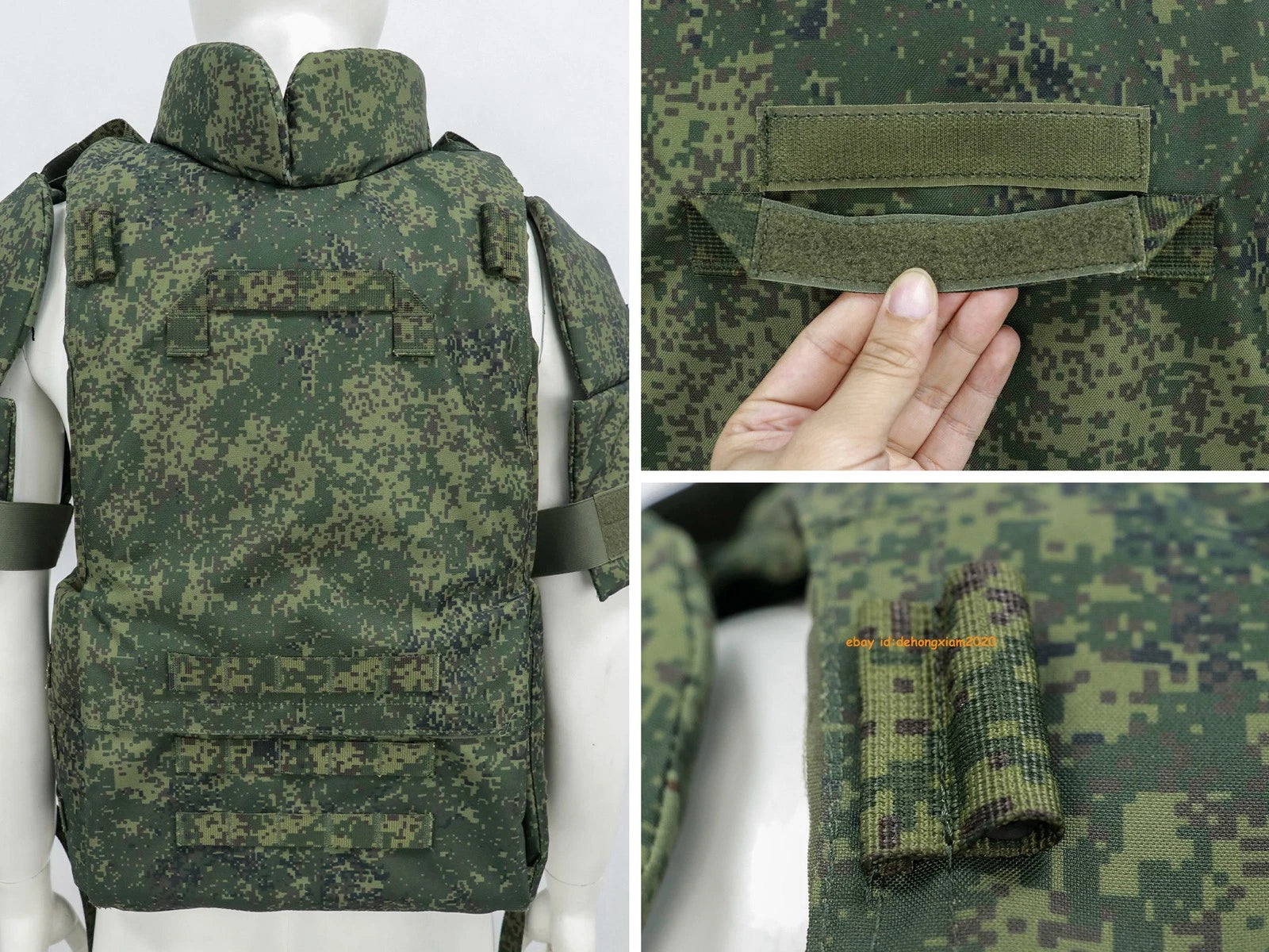 Replica Russian Military No.4 6b45 Bulletproof Vest Tactical Vest Green outdoors 07FC0E-D4 - KOEEK