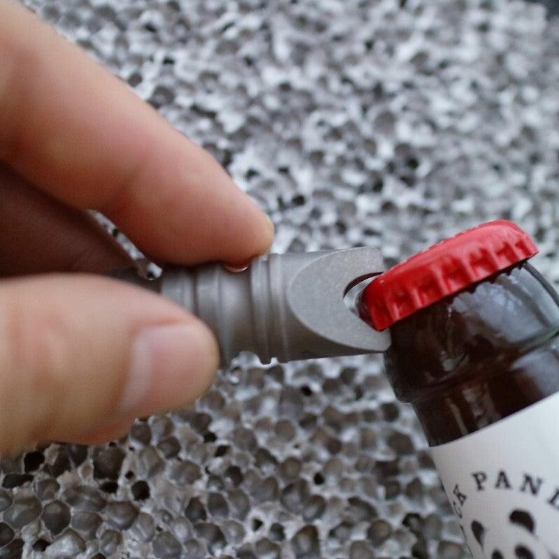 EDC Titanium Multi Tool Bottle Opener Paracord Pendant Knife Bead Wrench Outdoor 07FC0E-D4 - KOEEK