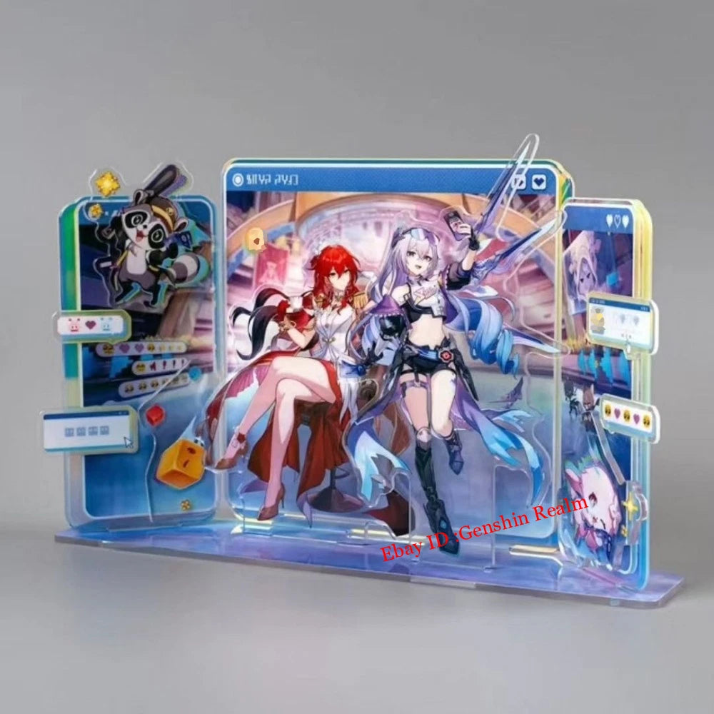 Anime Honkai: Star Rail Silver Wolf Deluxe Acrylic Desktop Stand Collection Gift 07FC0E-D4 - KOEEK