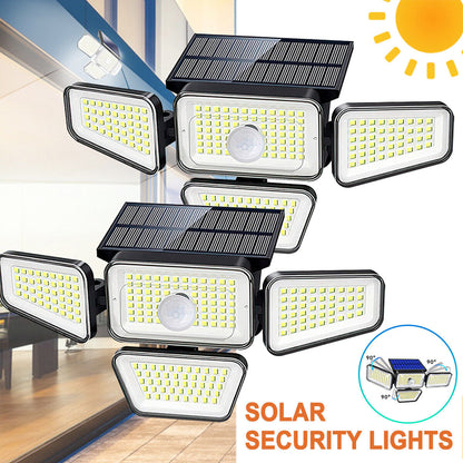 new 270 LED Luz Lamparas Luces Solares Exterior Para Patio Con Sensor De Movimiento