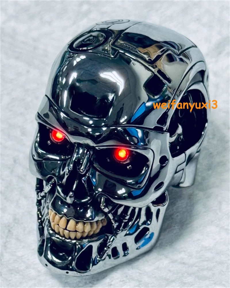 STOCK! Terminator T2 T800 ENDOSKELETON 1/4 Scale Figure Skull Model LED Eyes 07FC0E-D4 - KOEEK