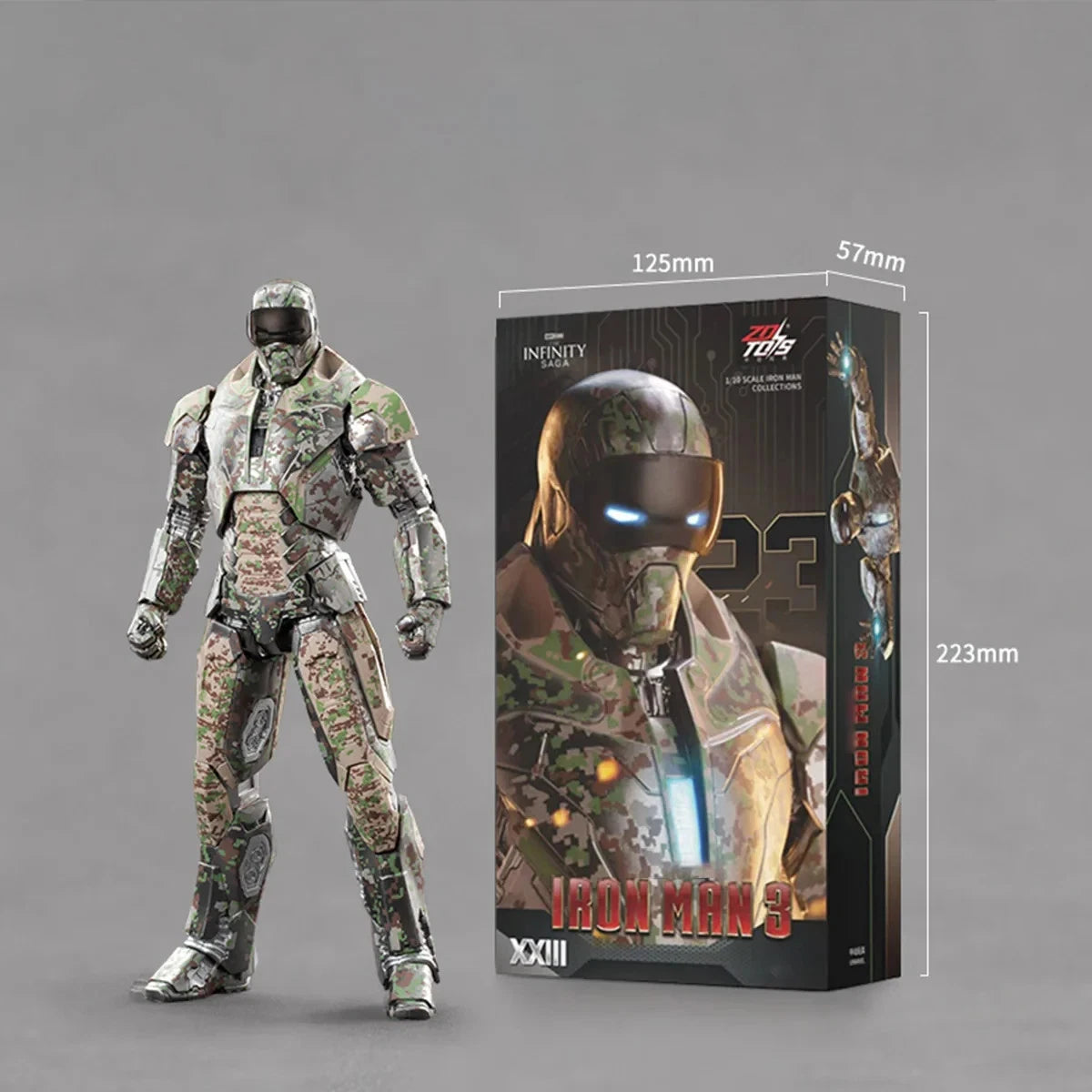 ZD Toys Marvel Iron Man Mark 23 MK23 1/10 Scale 7" Action Figure Model Collector MARVEL - KOEEK