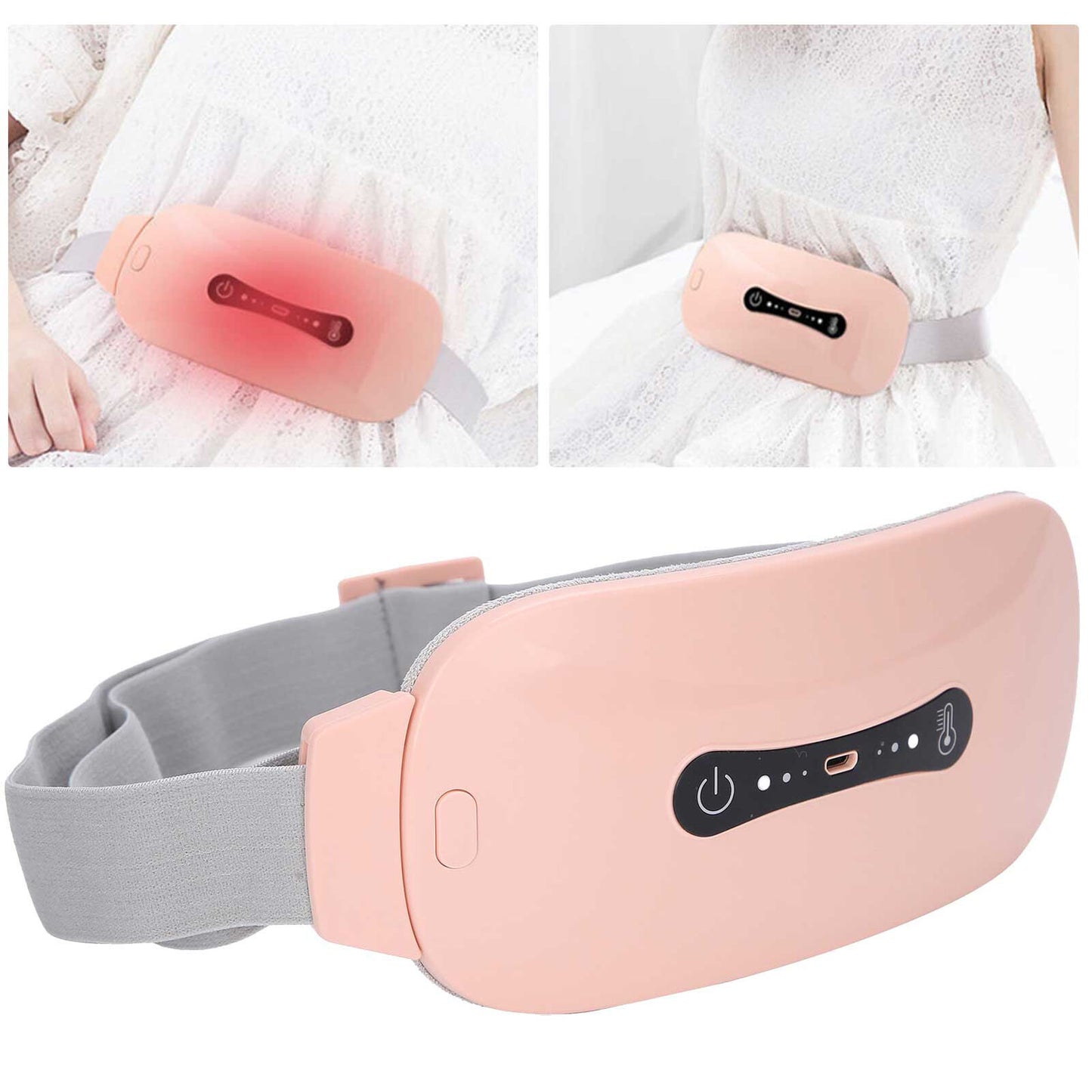 new Period Pain Relief Machine Cramps Menstrual Heating Pad Electric Heating HGF koeek - KOEEK