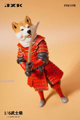 JXK 1/6 Samurai Shiba Inu Animal Model Resin Statue Toy Figure Collect Decor JXK - KOEEK