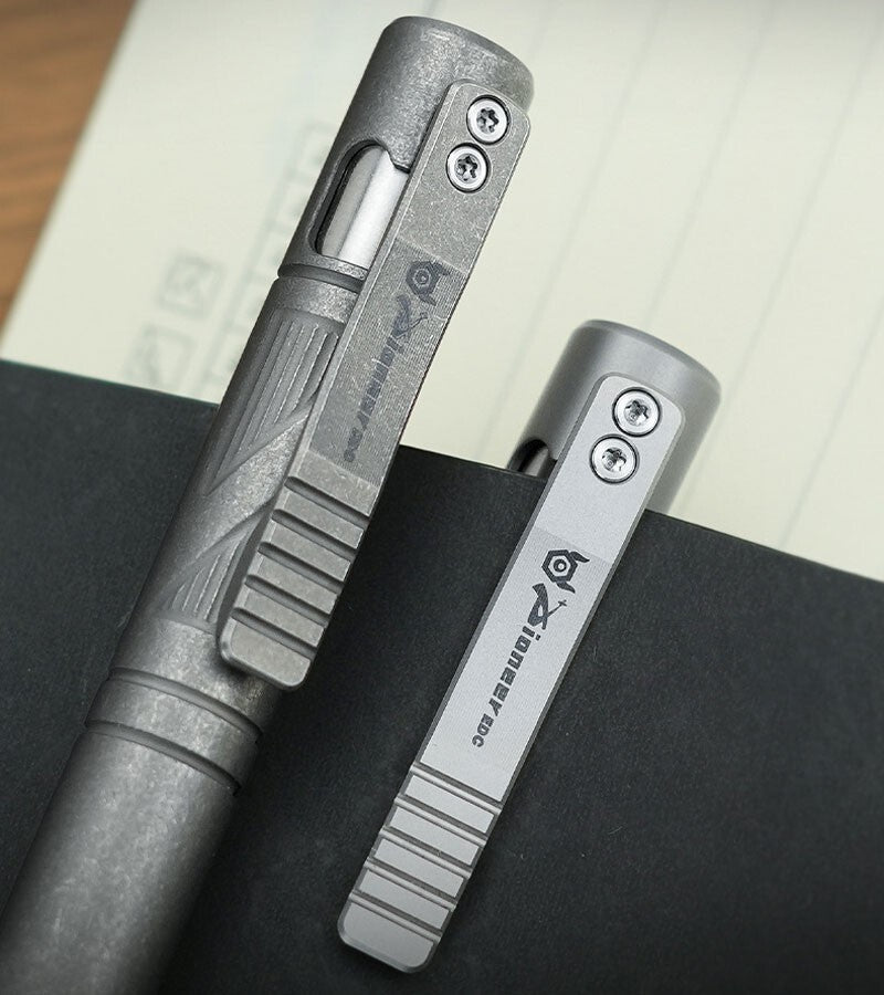 EDC Titanium Practical Ballpoint Pen Working Signature Business Pen G2 Refills 07FC0E-D4 - KOEEK