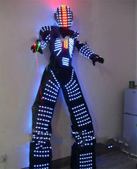 LED 7 Color Change Robot Costume Clothing Suit Illuminated Dance Remote Control 07FC0E-D4 - KOEEK
