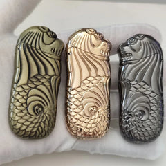 1PC Metal Lighter Case Cover For Bic J5 Lighter Retro Lighter Case Shell EDC Toy 07FC0E-D4 - KOEEK