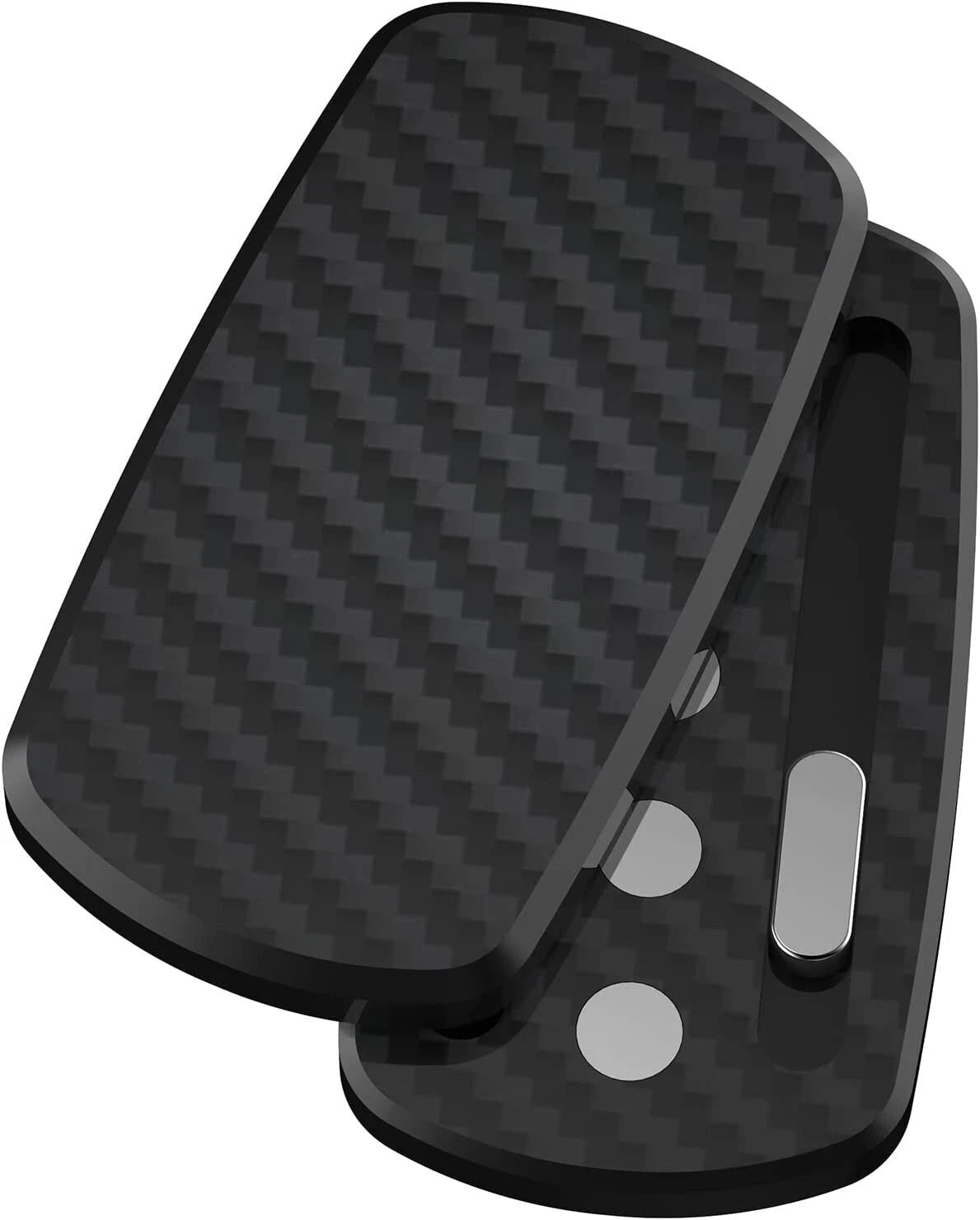 Click Clicker Carbon Fiber Slider Push Card Hand Fidget Pocket EDC Gifts Toys 07FC0E-D4 - KOEEK