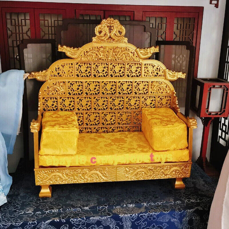 KunLun Toys Ancient Emperors Dragon Chair For 1/6 Scene Figure Model Accessory KUNLUN_TOYS - KOEEK