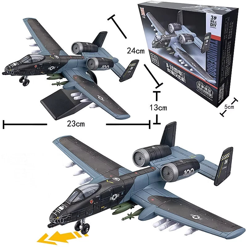 1/72 US A-10C Thunderbolt II “Blacksnakes” Fighter Plastic Painted Unassembled 07FC0E-D4 - KOEEK