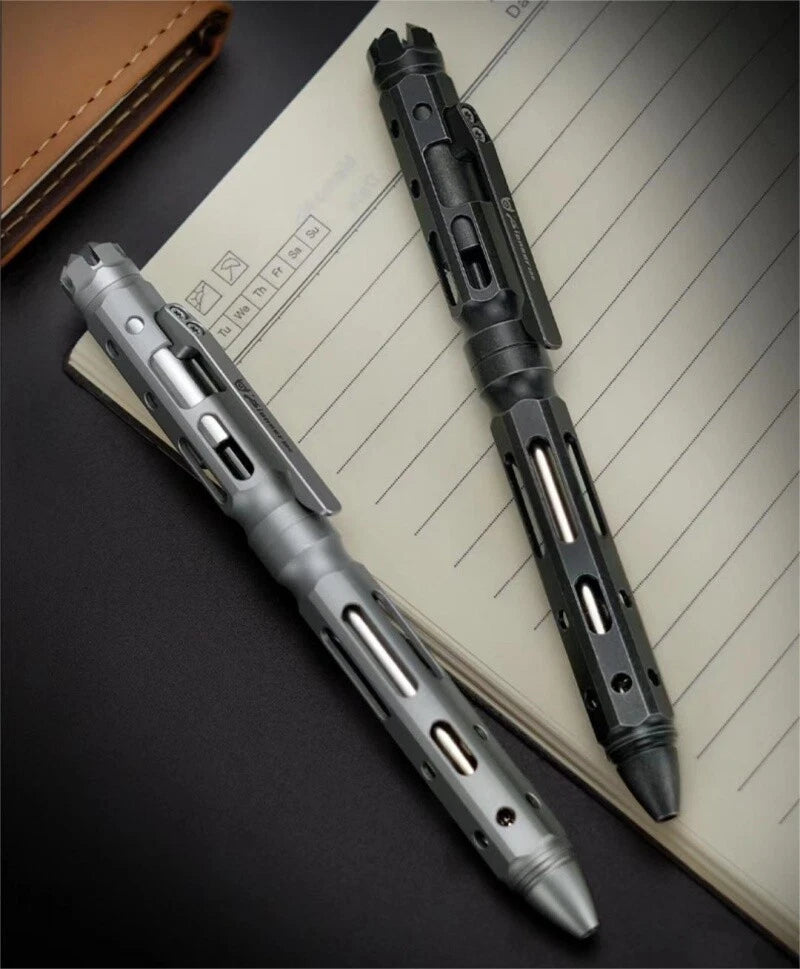 Titanium Ballpoint Pen Bolt Action Signing Writing Pen Business Office EDC Gift 07FC0E-D4 - KOEEK