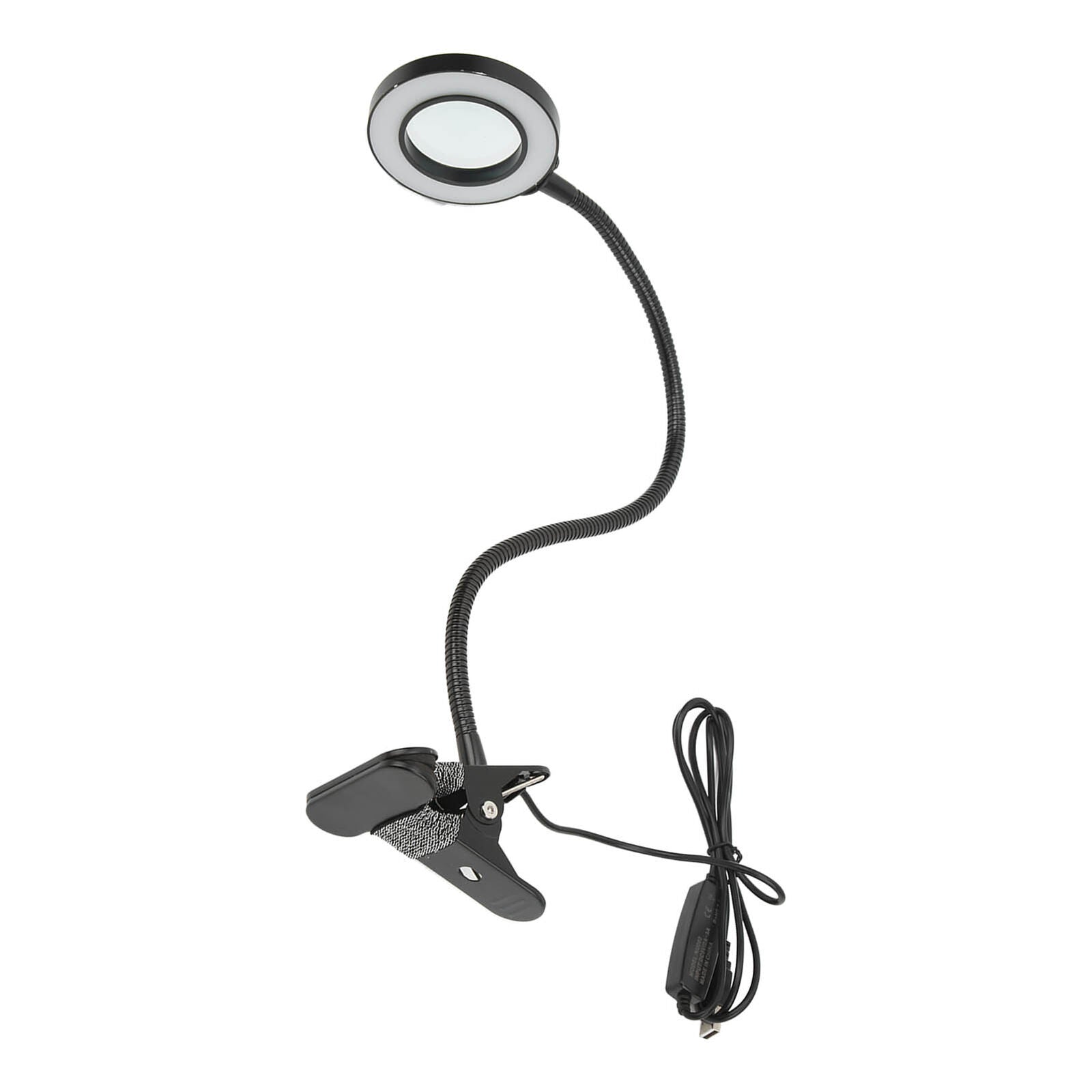 new Magnifying Lamp LED Light 3X Gooseneck With USB-Cable Adjustable Brightness koeek - KOEEK