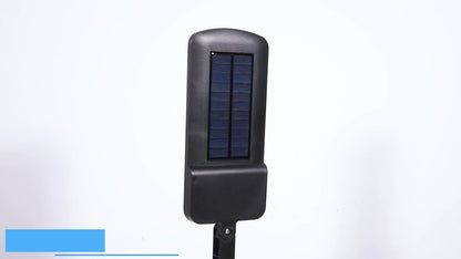 new Commercial Solar Street FloodLight LED Light Outdoor Area Dusk To Dawn Wall Lamp