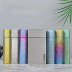 Titanium Cigarette Box Smoker Portable The Pack Metal Protective Case 07FC0E-D4 - KOEEK