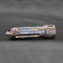 Outdoor EDC Hand Carved Titanium Waterproof Box Pill Case Storage Tank Portable 07FC0E-D4 - KOEEK