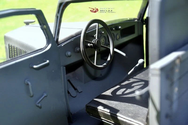 GO-TRUCK 1/6 WWII German Blitzkrieg Opel Truck Metal Model Grey Color In Stock GO-TRUCK - KOEEK