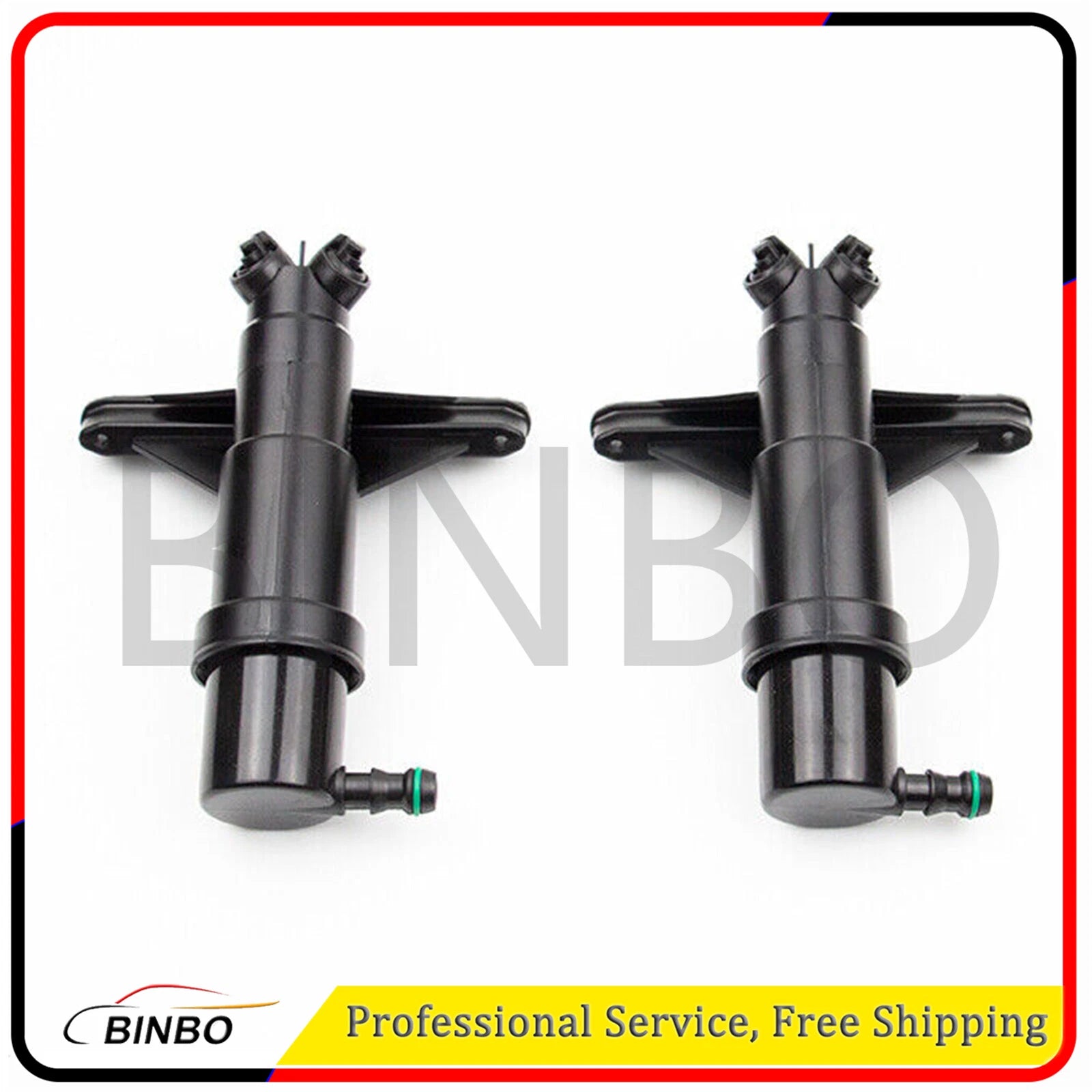 2x Headlight Washer Sprayer Nozzle Left & Right for BMW E60 E61 5 Series 535i M5 07FC0E-D4 - KOEEK