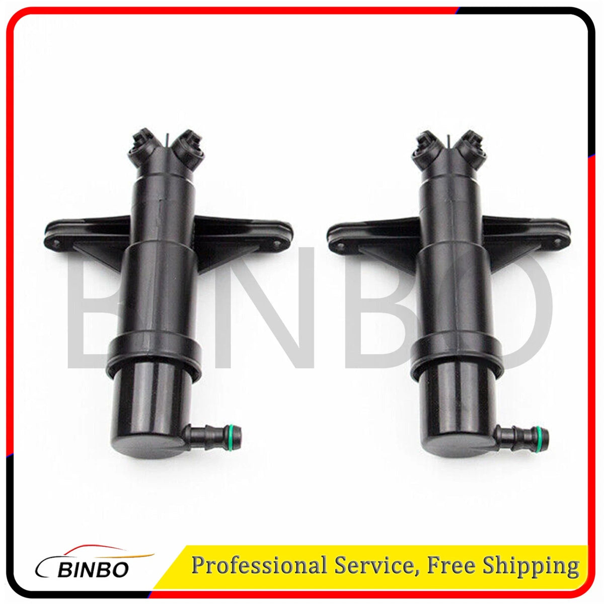 2x Headlight Washer Sprayer Nozzle Left & Right for BMW E60 E61 5 Series 535i M5 07FC0E-D4 - KOEEK
