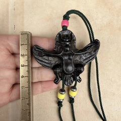 Tibetan Garuda Pendant Amulet Brass Bird Necklace Collectible 07FC0E-D4 - KOEEK