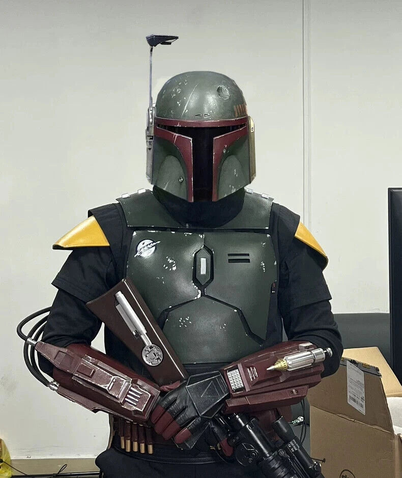 Mandalorian Cosplay The Book of Boba Fett Edition Full Body Armor Set&FRP Helmet 07FC0E-D4 - KOEEK