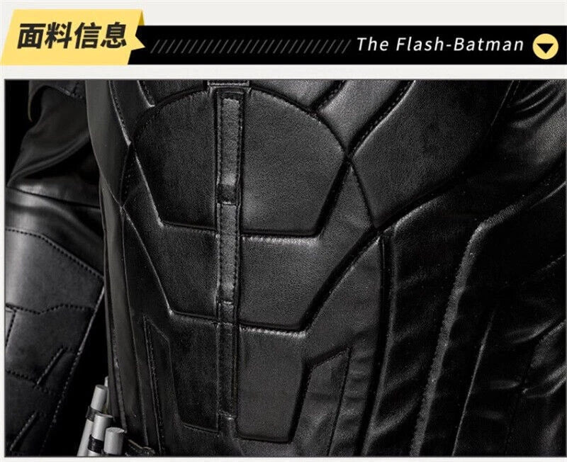 The Flash Movie Keaton Batman Cosplay Costume Outfits Jumpsuit Cloak Halloween 07FC0E-D4 - KOEEK