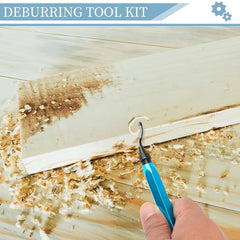 new Deburring Tool with 12 High Speed Steel Blades, 3D Blue 07FC0E-D4 - KOEEK