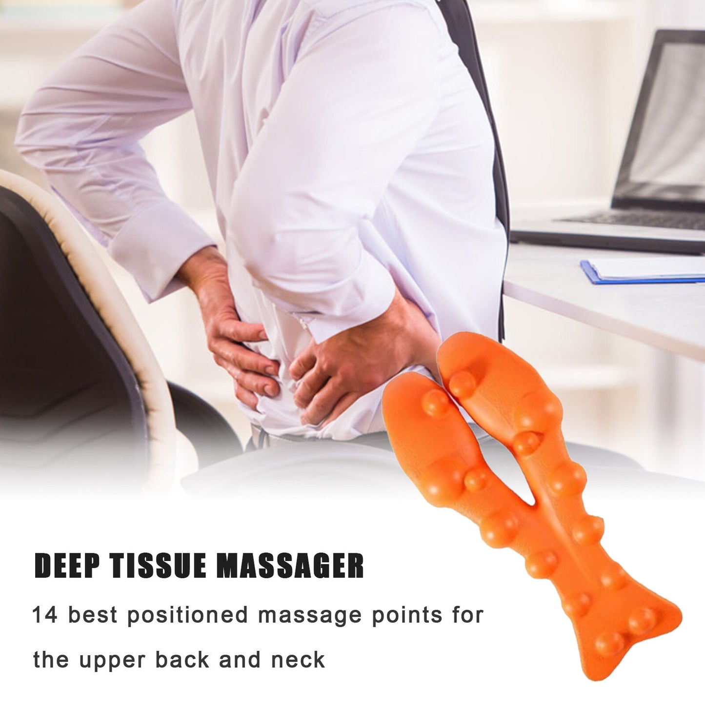 new Lobster Neck Massager Pillow Neck Relief Devices, Portable Relief Massager Tool koeek - KOEEK