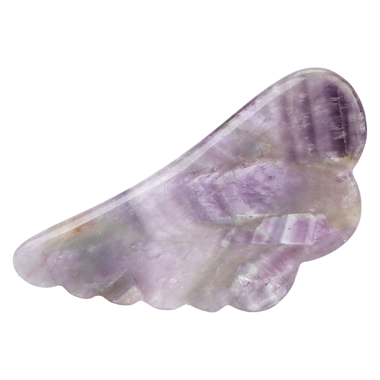 new Amethyst Stone Guasha Board Scraping Massage For Acupuncture Massage Lifting HGF koeek - KOEEK