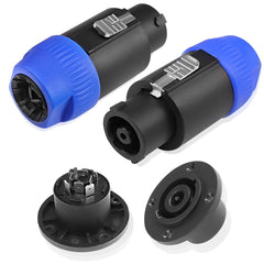 new MEIRIYFA 8 Pole Speakon Connector Plug,NL4 Speak-On 8 Pin Male Audio Speaker... MEIRIYFA - KOEEK