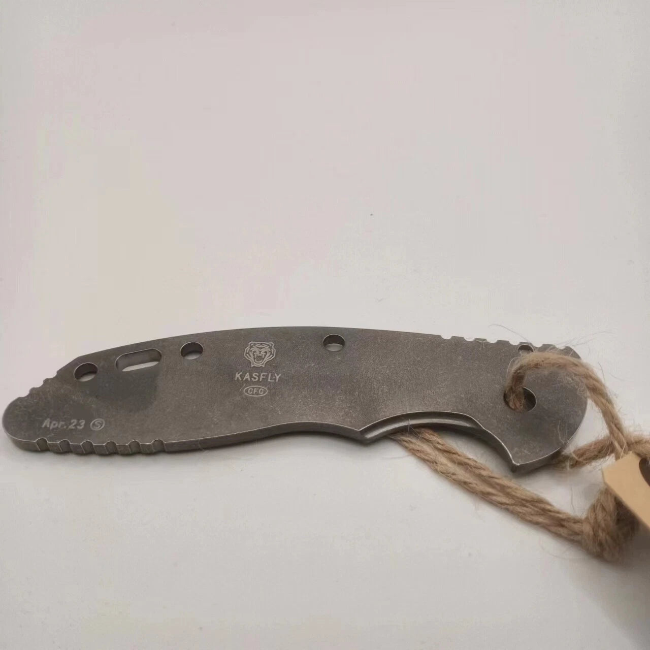 1 Pc Custom Made TC4 Scale for Rick Hinderer XM18 3.5” Knives Accessory 07FC0E-D4 - KOEEK