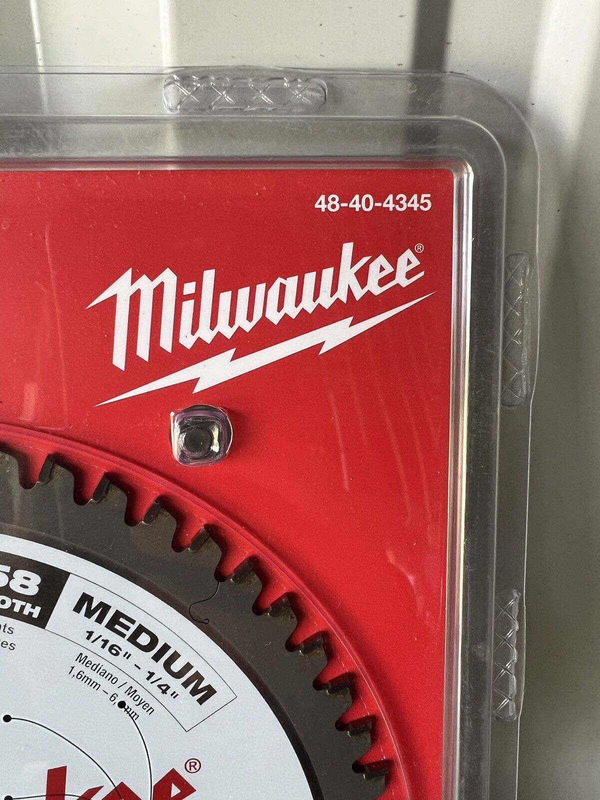 new Milwaukee 48-40-4345 8 In. Aluminum 58t Circular Saw Blade koeek - KOEEK