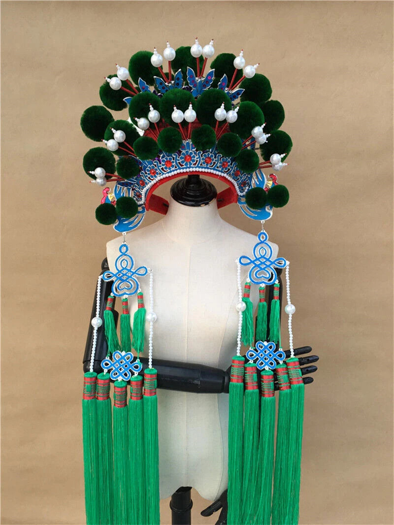Chinese Drama Peking Opera Crown Cosplay Headdress Fancy Dress Phoenix Coronet 07FC0E-D4 - KOEEK