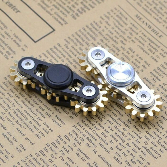 EDC Fingertip Gyroscope Decompression Spinning Top Gearwheel Boy Adult Toy Gyro 07FC0E-D4 - KOEEK