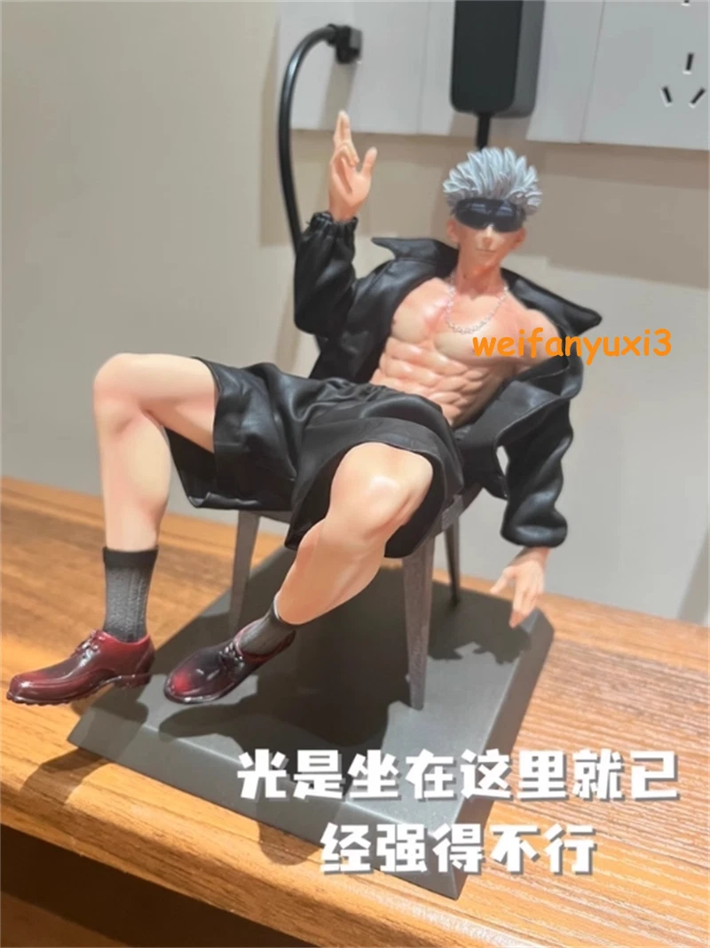 1/6 Jujutsu Kaisen Gojo Satoru Figure Gk Statue Collectible Model W/two Heads 07FC0E-D4 - KOEEK