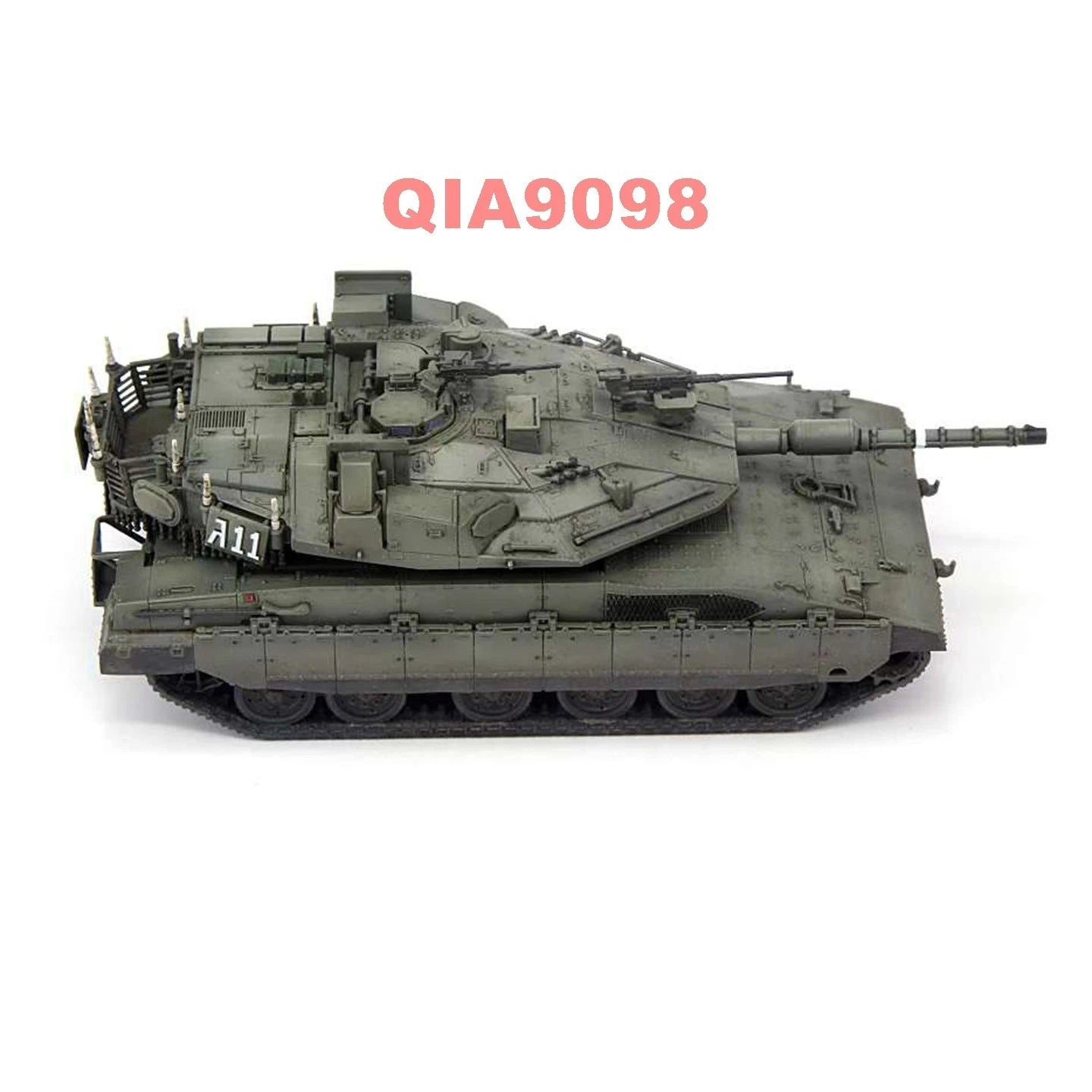 1:72 Scale Israeli Merkava 4M Main Battle Tank Painted Plastic Model 07FC0E-D4 - KOEEK