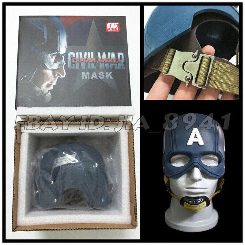 IN STOCK Cattoys 1:1 Captain America WEARABLE Helmet Replica Prop CATTOYS - KOEEK