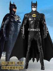 The Flash Movie Keaton Batman Cosplay Costume Outfits Jumpsuit Cloak Halloween 07FC0E-D4 - KOEEK