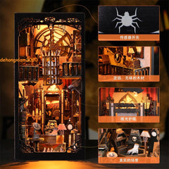 The Addams Family DIY LED Small House Building Block Bookends Model Gift Toys 07FC0E-D4 - KOEEK