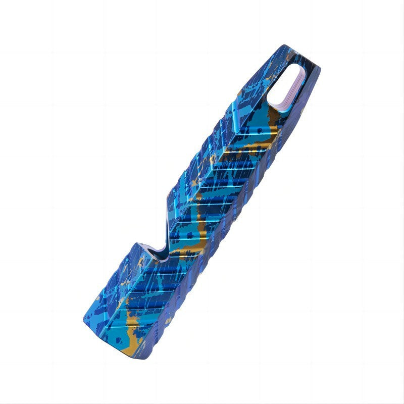 Titanium Emergency Whistle EDC Safety Survival Whistle Outdoor Pet Training Gift 07FC0E-D4 - KOEEK