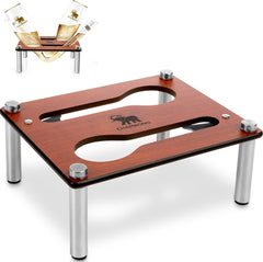new Chambong – Holder for Easy Refills - Premium Wood Stand Holds 2 Pieces Brown CHAMBONG - KOEEK
