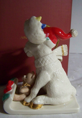 LENOX 2011  Merry Moosecapades Ceramic Christmas Ornament LENOX - KOEEK